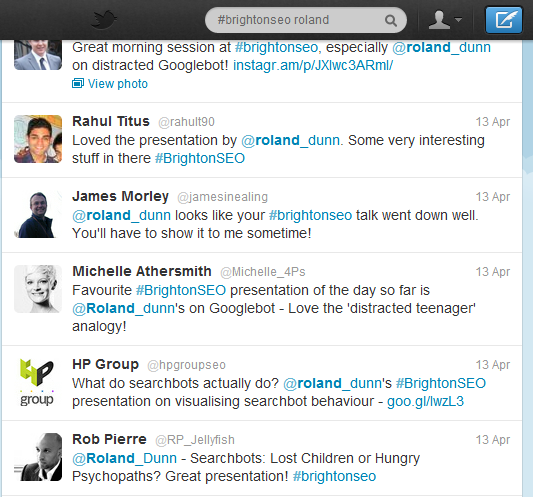 #brightonseo tweets