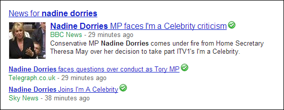 News that Nadine Dorries MP is set to enter I'm a Celebrity